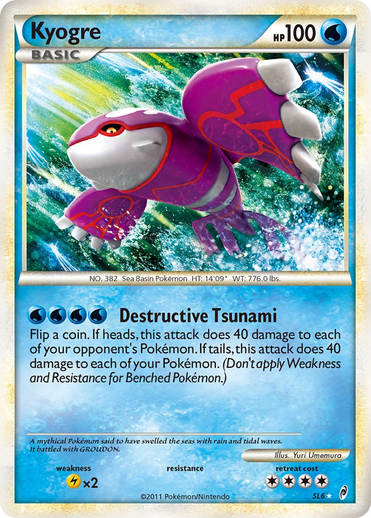 Kyogre - SL6 - Call of Legends - Card Cavern