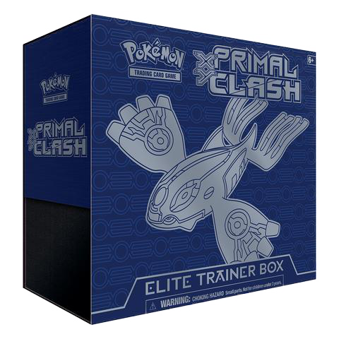 Primal Clash ETB - Primal Kyogre - Sleeves and Deck Box - PTCGO Code - Card Cavern