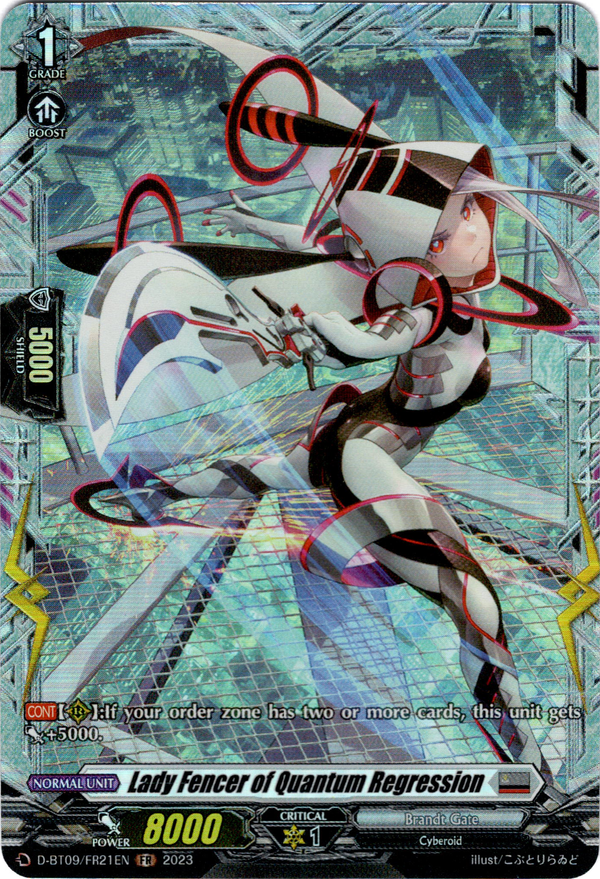 Lady Fencer of Quantum Regression - D-BT09/FR21EN - Dragontree Invasion - Card Cavern