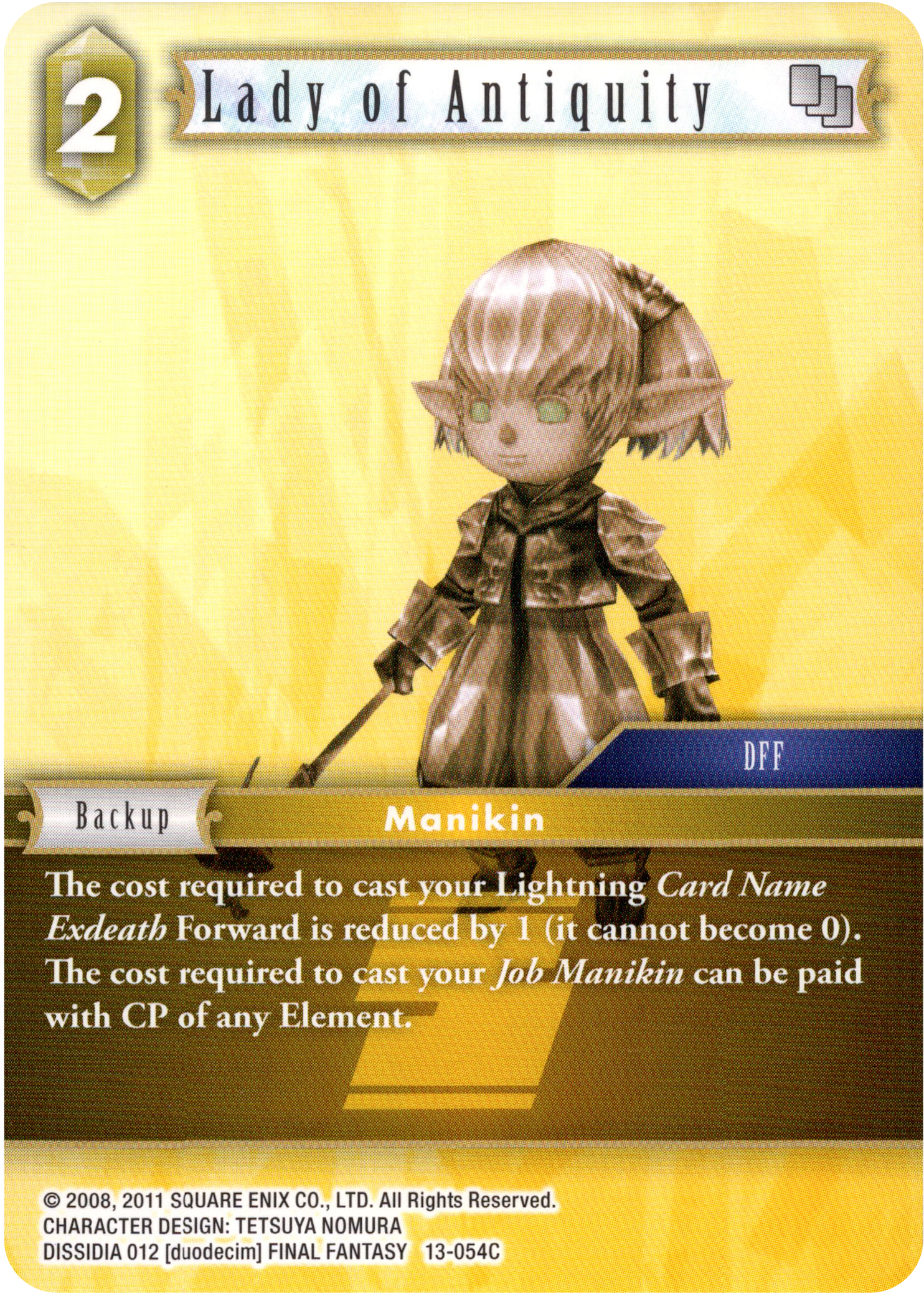 Lady of Antiquity - 13-054C - Opus XIII - Card Cavern