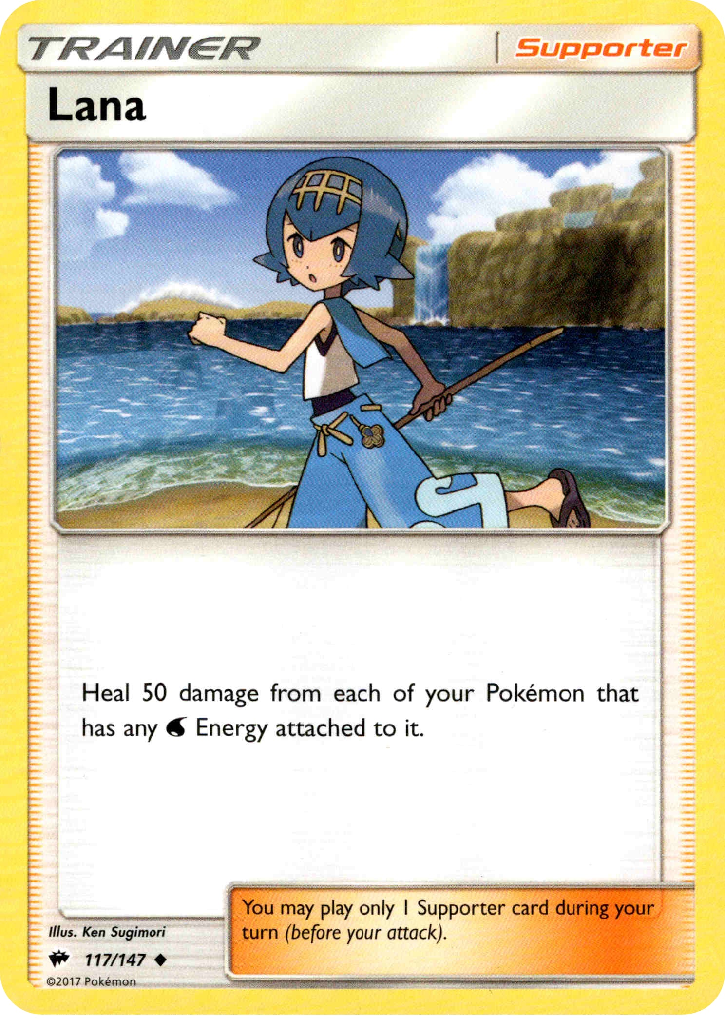 Lana - 117/147 - Burning Shadows - Card Cavern