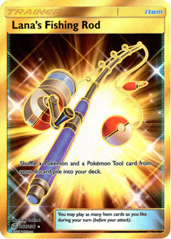 Lana's Fishing Rod Secret Rare - 266/236 - Cosmic Eclipse - Holo - Card Cavern