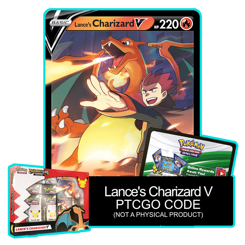 Lance's Charizard V SWSH133 - Celebrations Collection - Pokemon TCG Li Card Cavern Trading Cards, LLC Lance's Charizard V SWSH133 - Celebrations Collection - Pokemon TCG Li Card Cavern Trading Cards, LLC
