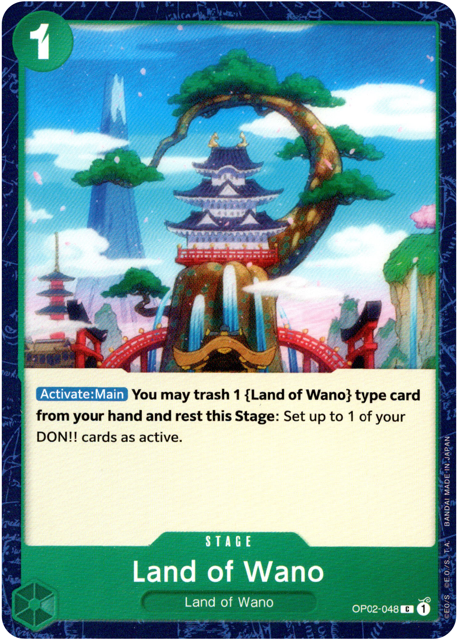 Land of Wano - OP02-048 - Paramount War - Card Cavern