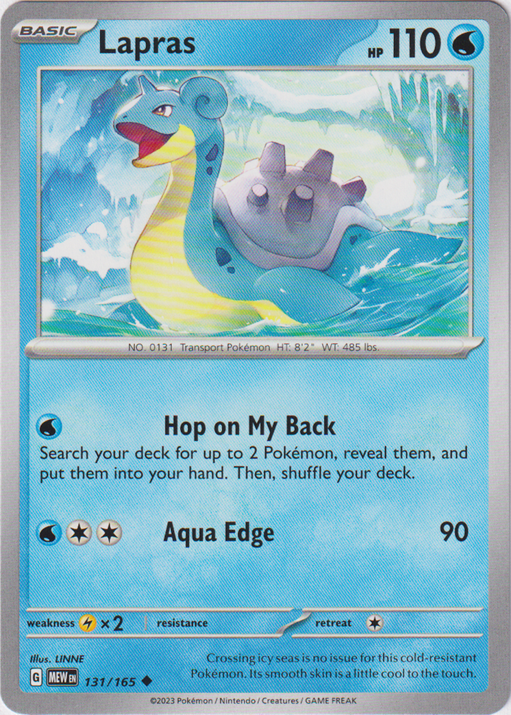 Lapras - 131/165 - Scarlet & Violet 151 - Card Cavern