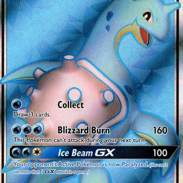 Lapras GX Full Art - 139/149 - Sun & Moon - Holo Lapras GX Full Art - 139/149 - Sun & Moon - Holo