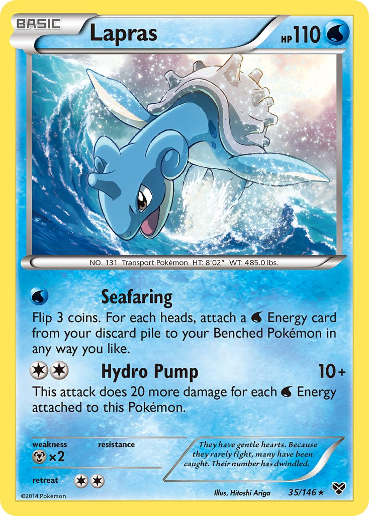 Lapras - 35/146 - XY Base - Holo - Card Cavern