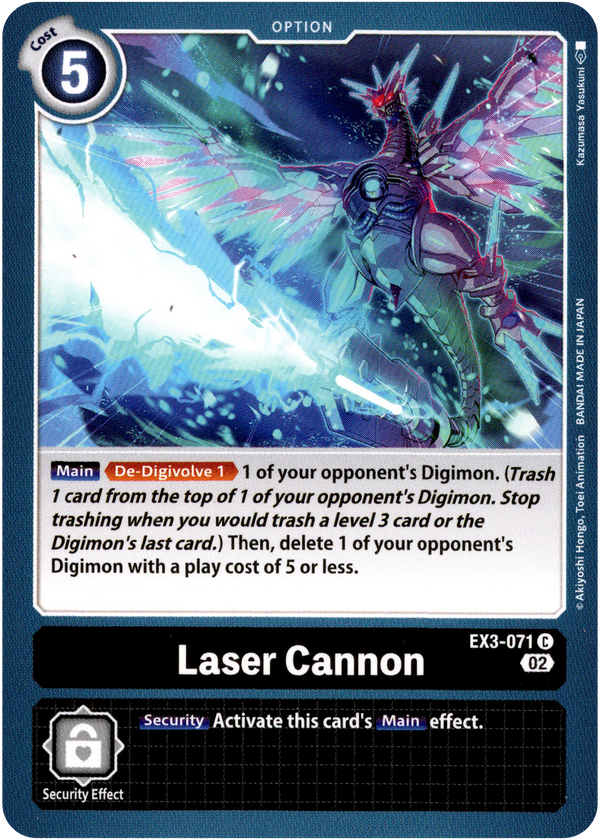 Laser Cannon - EX3-071 C - Draconic Roar - Card Cavern
