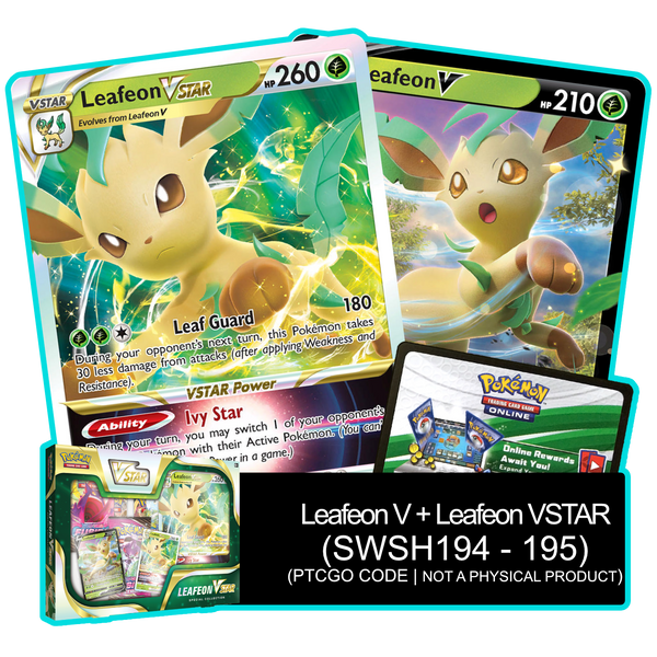Leafeon VSTAR Special Collection Pokemon TCG Live Code - Card Cavern