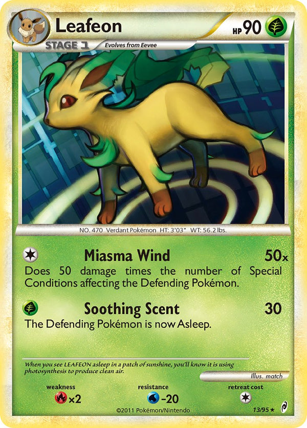 Leafeon - 13/95 - Call of Legends - Holo - Card Cavern