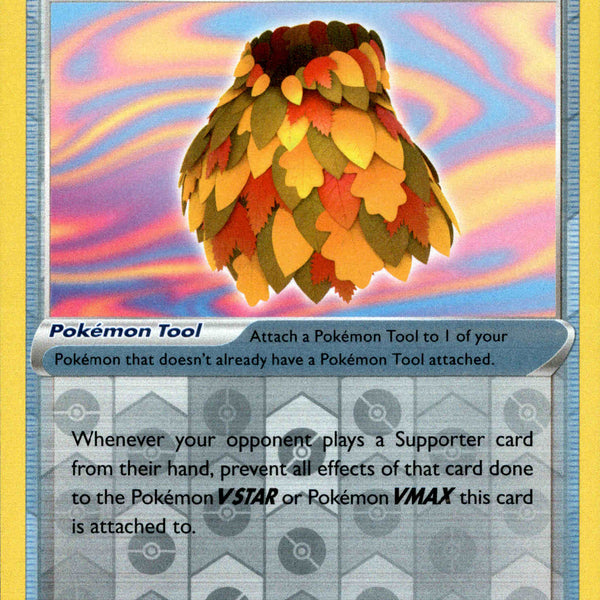 gold leafy camo poncho pokemon card Leafy Camo Poncho - 160/195 - Silver Tempest