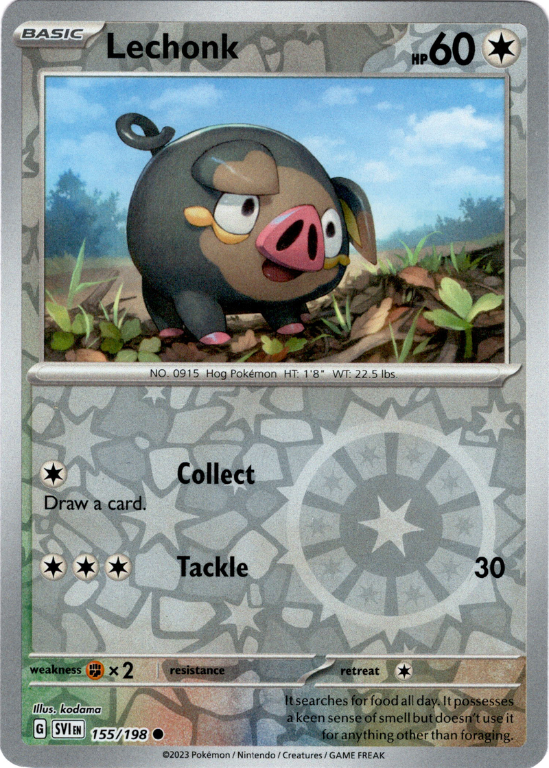 lechon pokemon card Lechonk - 181/197 - Obsidian Flames main image 1