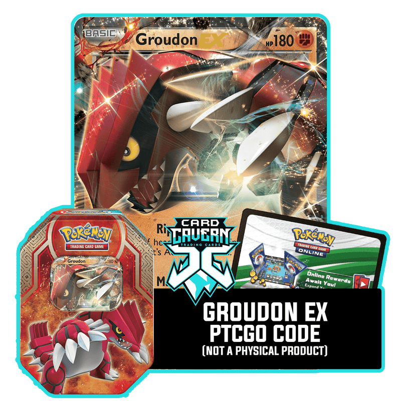 Legends of Hoenn Tin: Groudon EX - Earthshaker Deck - PTCGO Code - Card Cavern