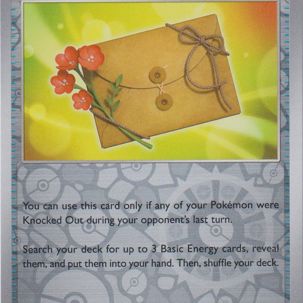 letter of encouragement pokemon card Letter of Encouragement - 189/197 - Obsidian Flames