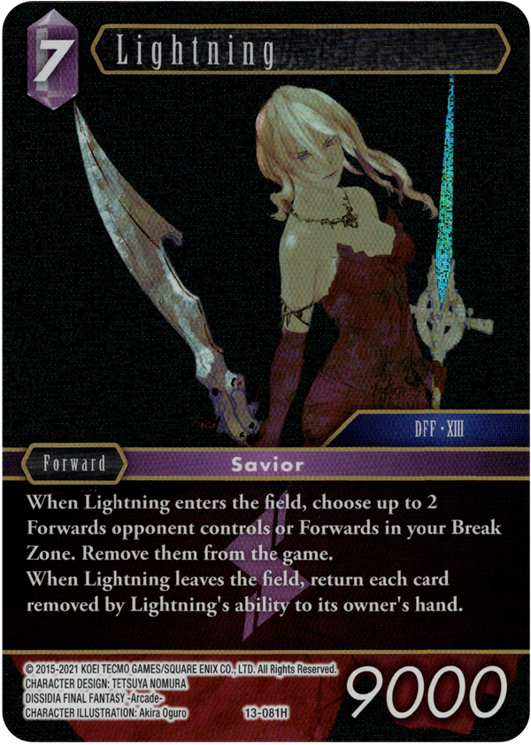 Lightning - 13-081H - Opus XIII - Foil - Card Cavern