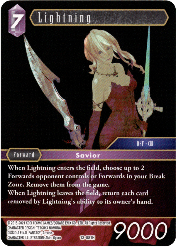 Lightning - 13-081H - Opus XIII - Card Cavern