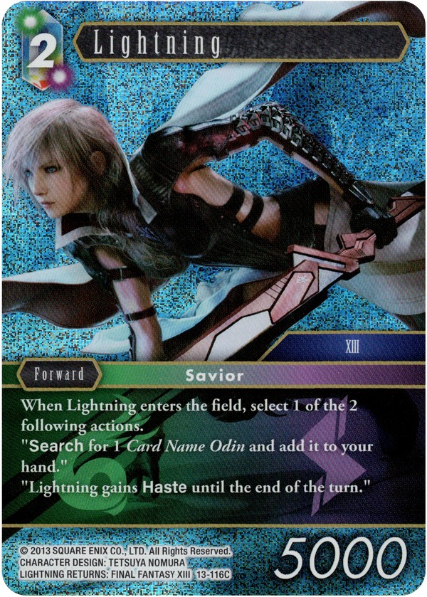 Lightning - 13-116C - Opus XIII - Foil - Card Cavern