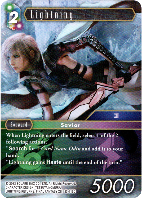 Lightning - 13-116C - Opus XIII - Card Cavern
