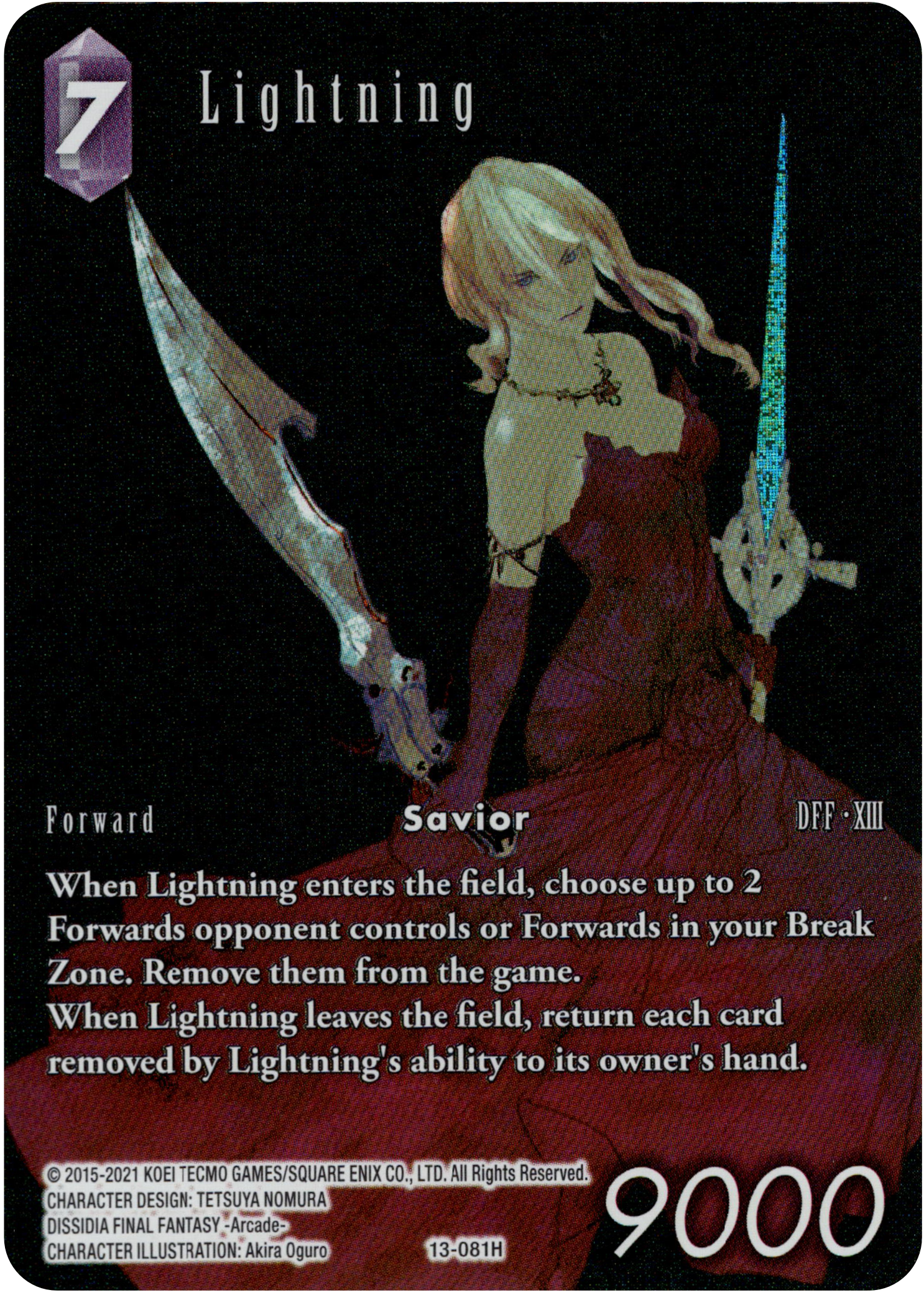 Lightning Full Art - 13-081H - Opus XIII - Foil - Card Cavern