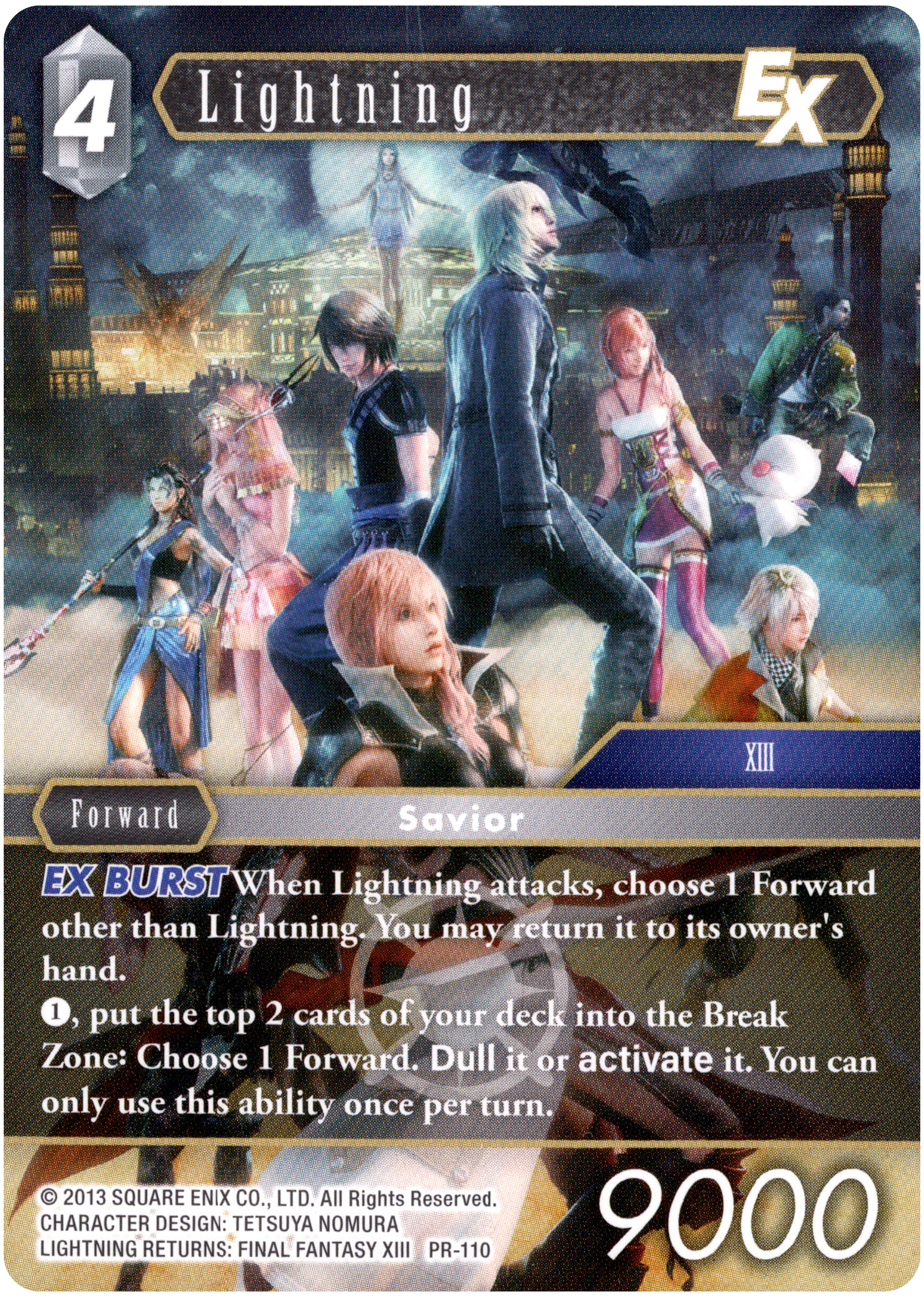 Lightning - PR-110 - Final Fantasy Promo - Card Cavern