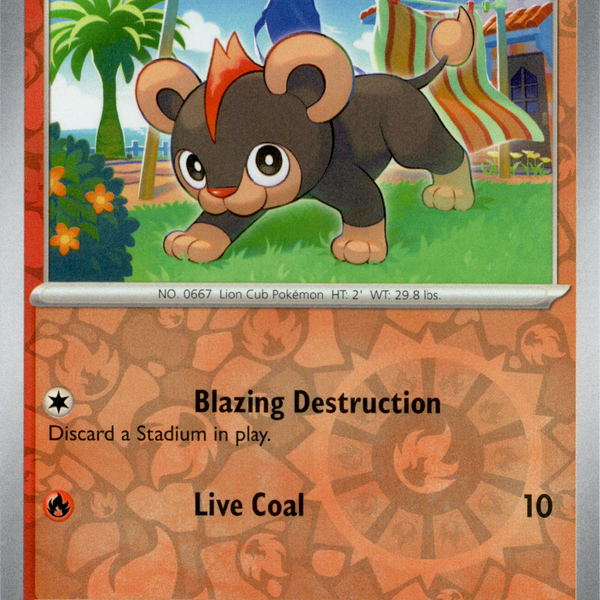Litleo - 031/293 - Paldea Evolved - Reverse Holo Card Cavern Trading Cards, LLC Litleo - 031/293 - Paldea Evolved - Reverse Holo Card Cavern Trading Cards, LLC