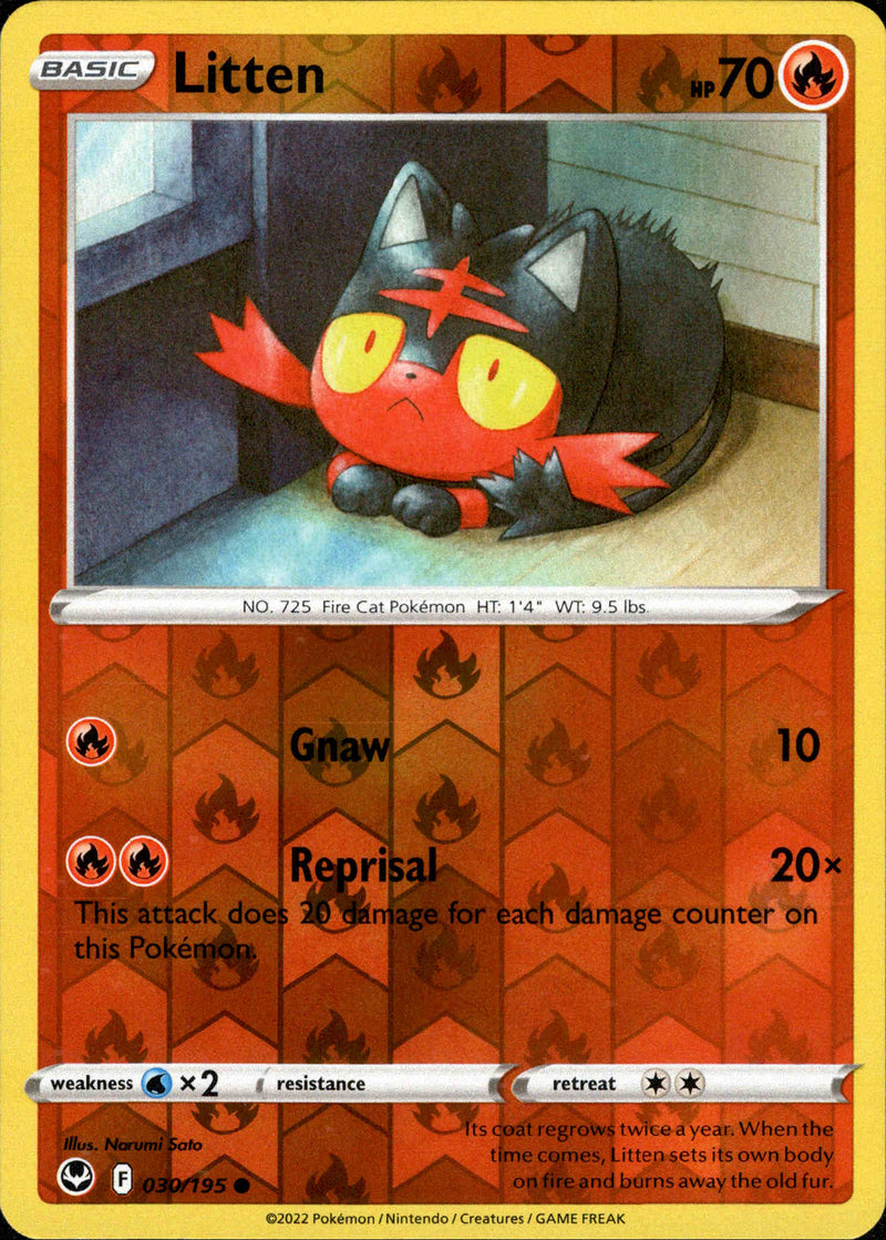 Litten - 030/195 - Silver Tempest