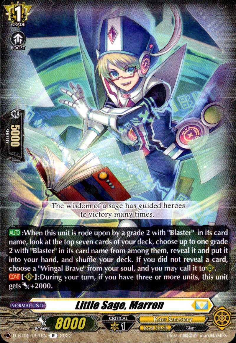 Little Sage, Marron - D-BT05/051 - Triumphant Return of the Brave Heroes - Card Cavern