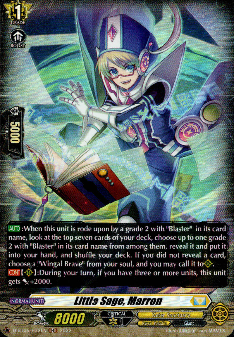 Little Sage, Marron - D-BT05/H32 - Triumphant Return of the Brave Heroes - Card Cavern