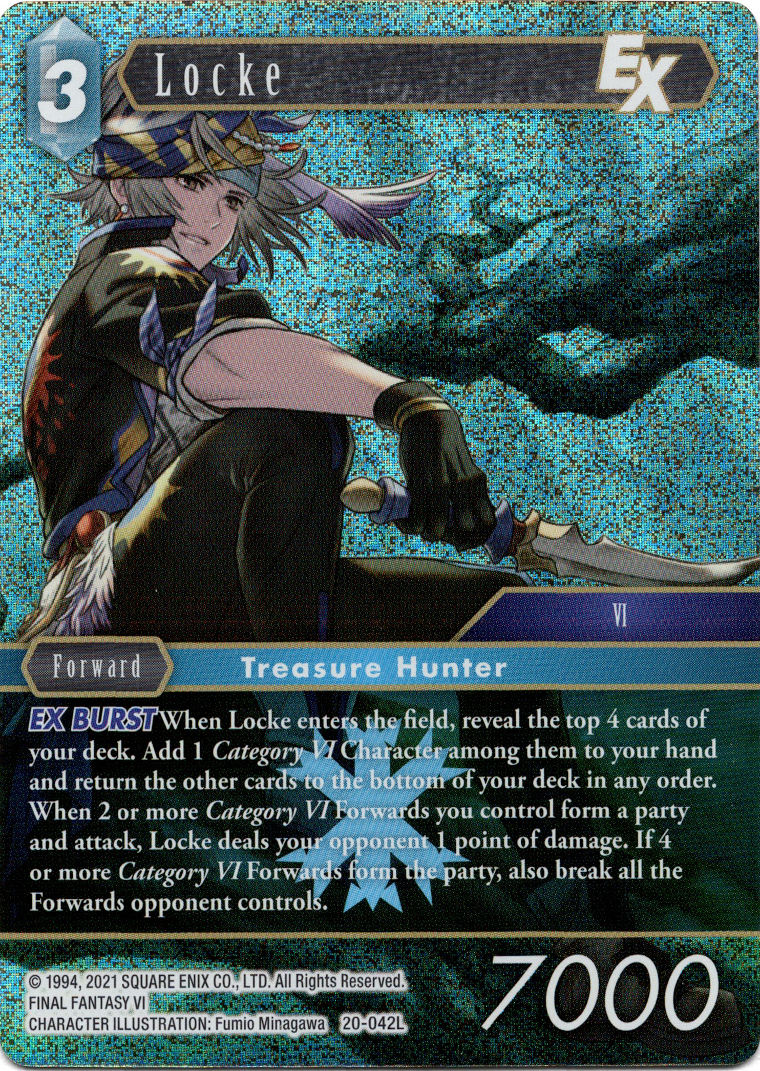 Locke EX - 20-042L - Dawn of Heroes - Foil - Card Cavern