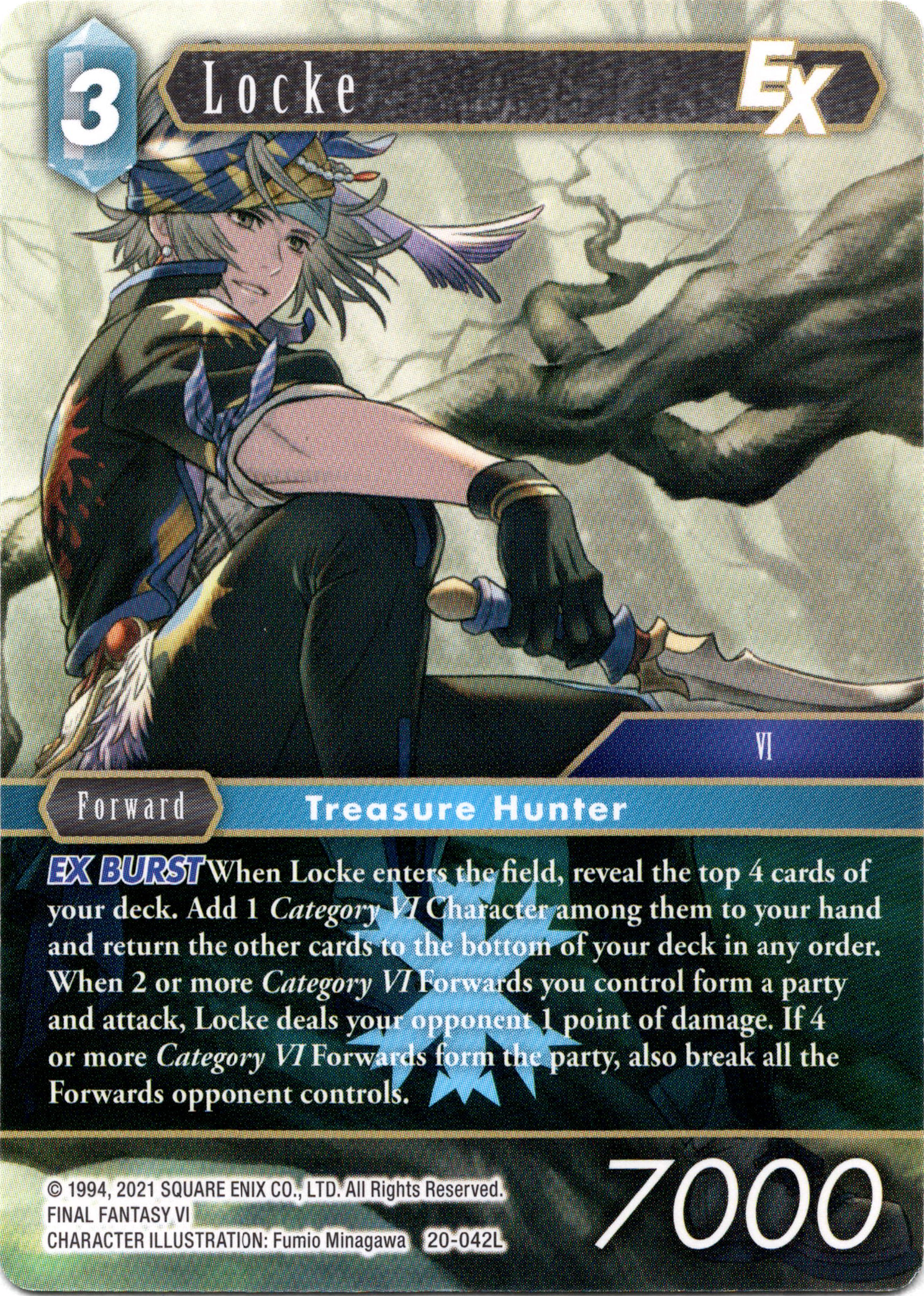 Locke EX - 20-042L - Dawn of Heroes - Card Cavern