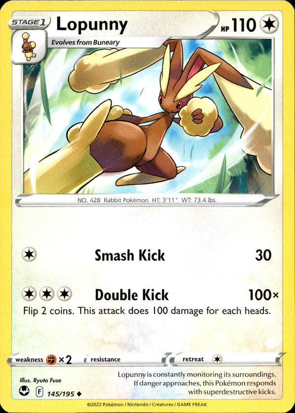 Lopunny - 145/195 - Silver Tempest - Card Cavern