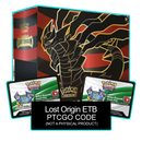 Lost Origin ETB - Sleeves and Deck Box - PTCGL Code - Card Cavern