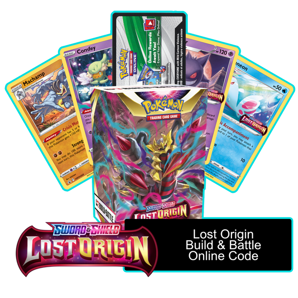 Lost Origin Build & Battle Kit - 1 of 4 promos - PTCGL Code - Card Cavern