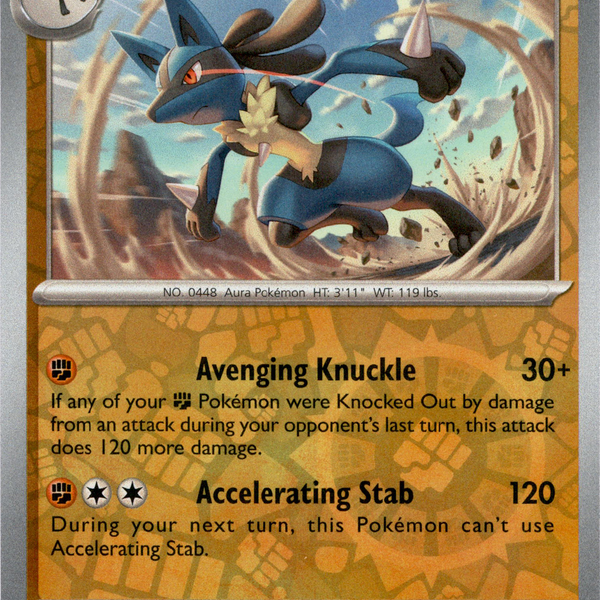 Lucario - 114/198 - Scarlet & Violet