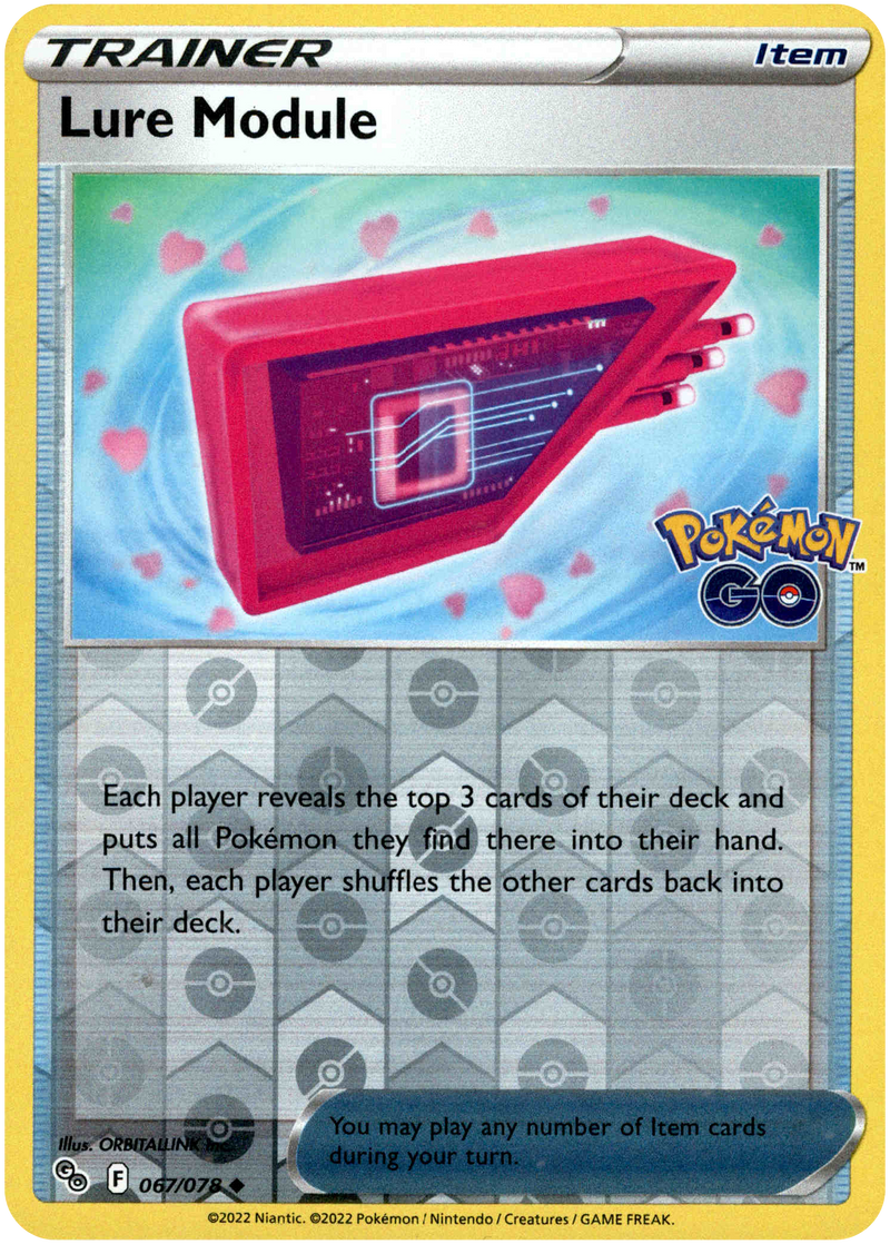 Lure Module - 067/078 - Pokemon Go - Reverse Holo - Card Cavern