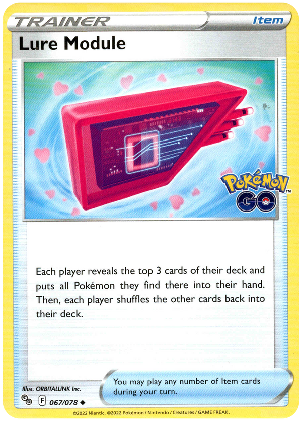 Lure Module - 067/078 - Pokemon Go - Card Cavern