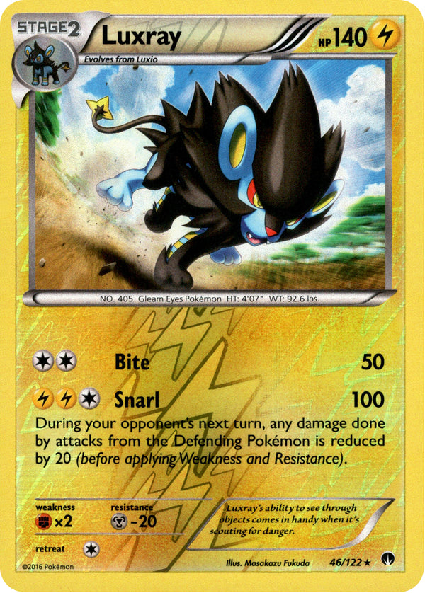 Luxray - 46/122 - BREAKpoint - Reverse Holo - Card Cavern