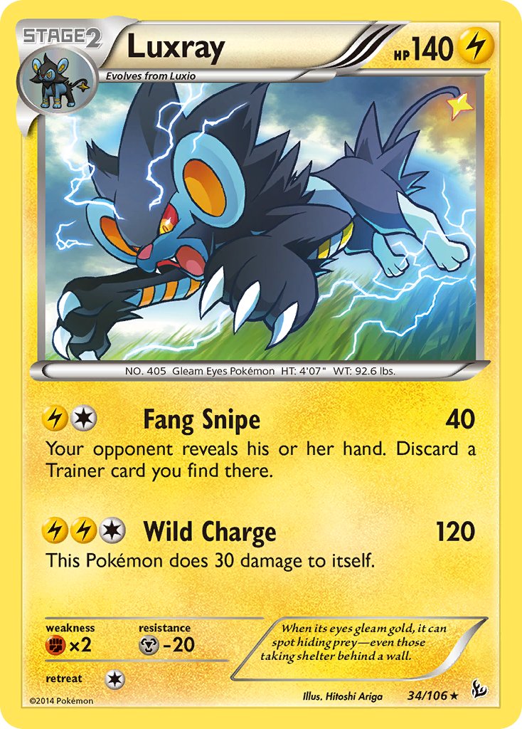 Luxray - 34/106 - Flashfire - Card Cavern