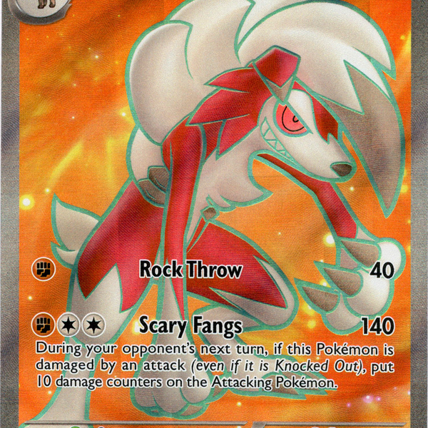 Lycanroc ex - 241/193 - Paldea Evolved