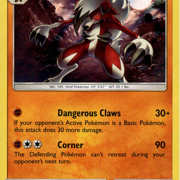 lycanroc pokemon card value Lycanroc - 75/147 - Burning Shadows