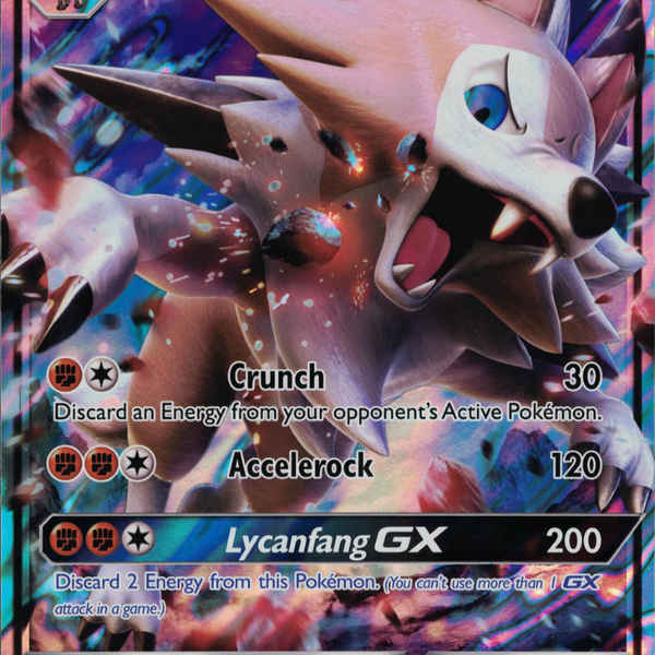 Lycanroc GX - SM14 - Jumbo Card Card Cavern Trading Cards, LLC Lycanroc GX - SM14 - Jumbo Card Card Cavern Trading Cards, LLC