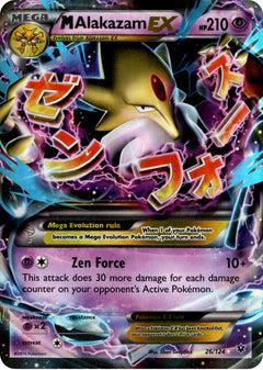 M Alakazam EX - 26/124 - Fates Collide - Holo - Card Cavern