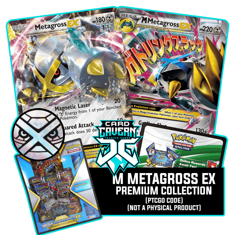 M Metagross EX - Promos - PTCGO Code Card Cavern Trading Cards, LLC M Metagross EX - Promos - PTCGO Code Card Cavern Trading Cards, LLC