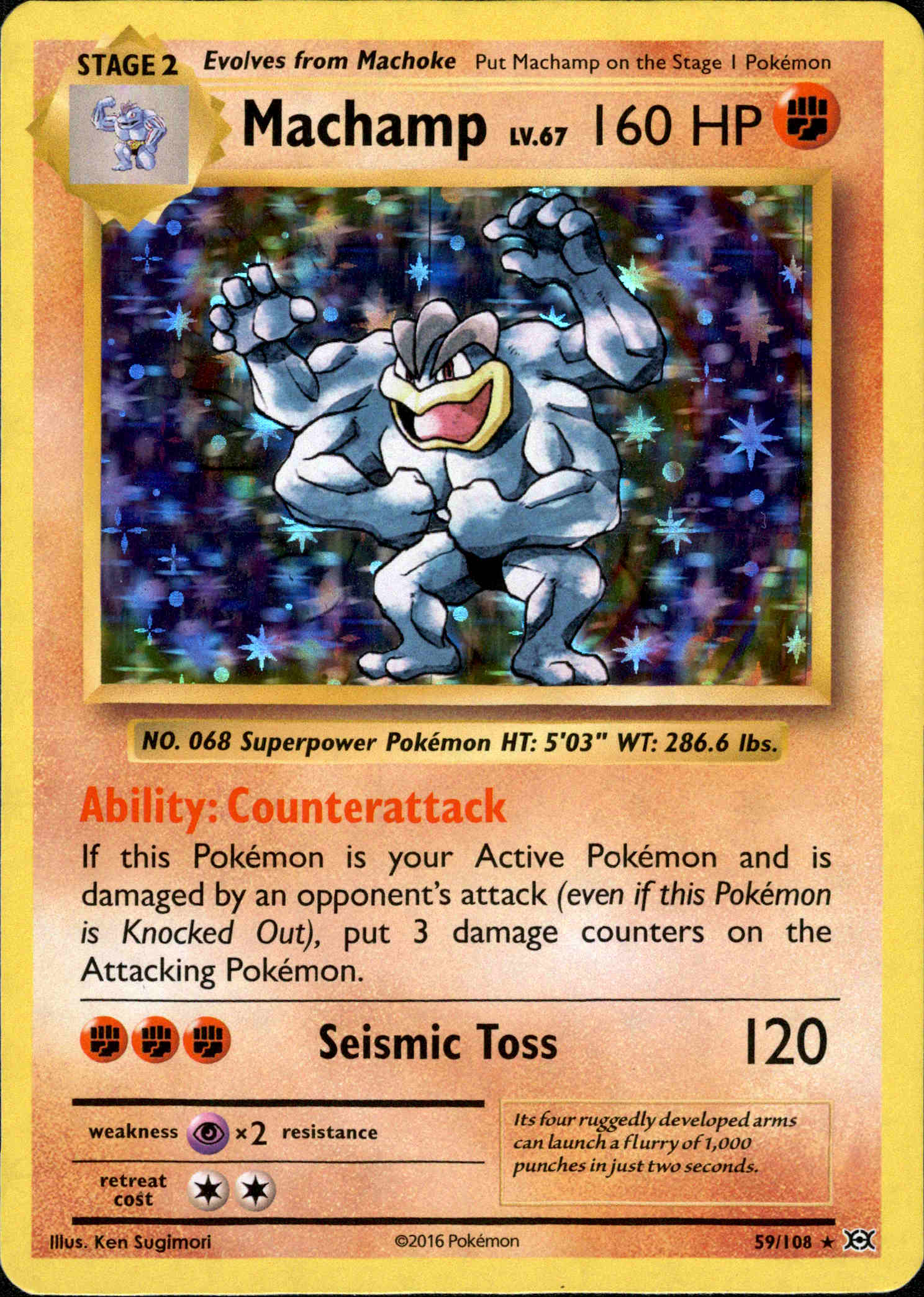Machamp - 59/108 - Evolutions - Card Cavern