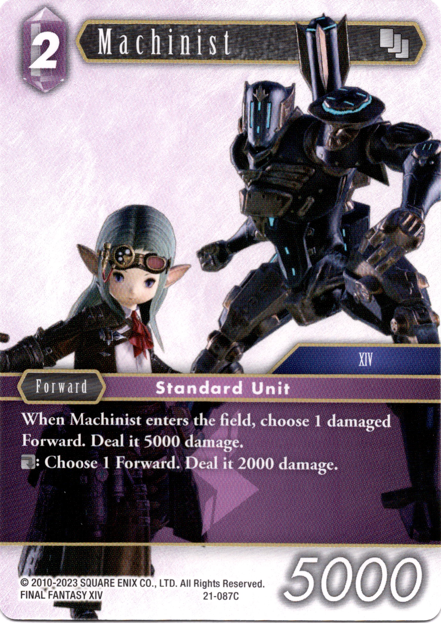 Machinist - 21-087C - Beyond Destiny - Card Cavern