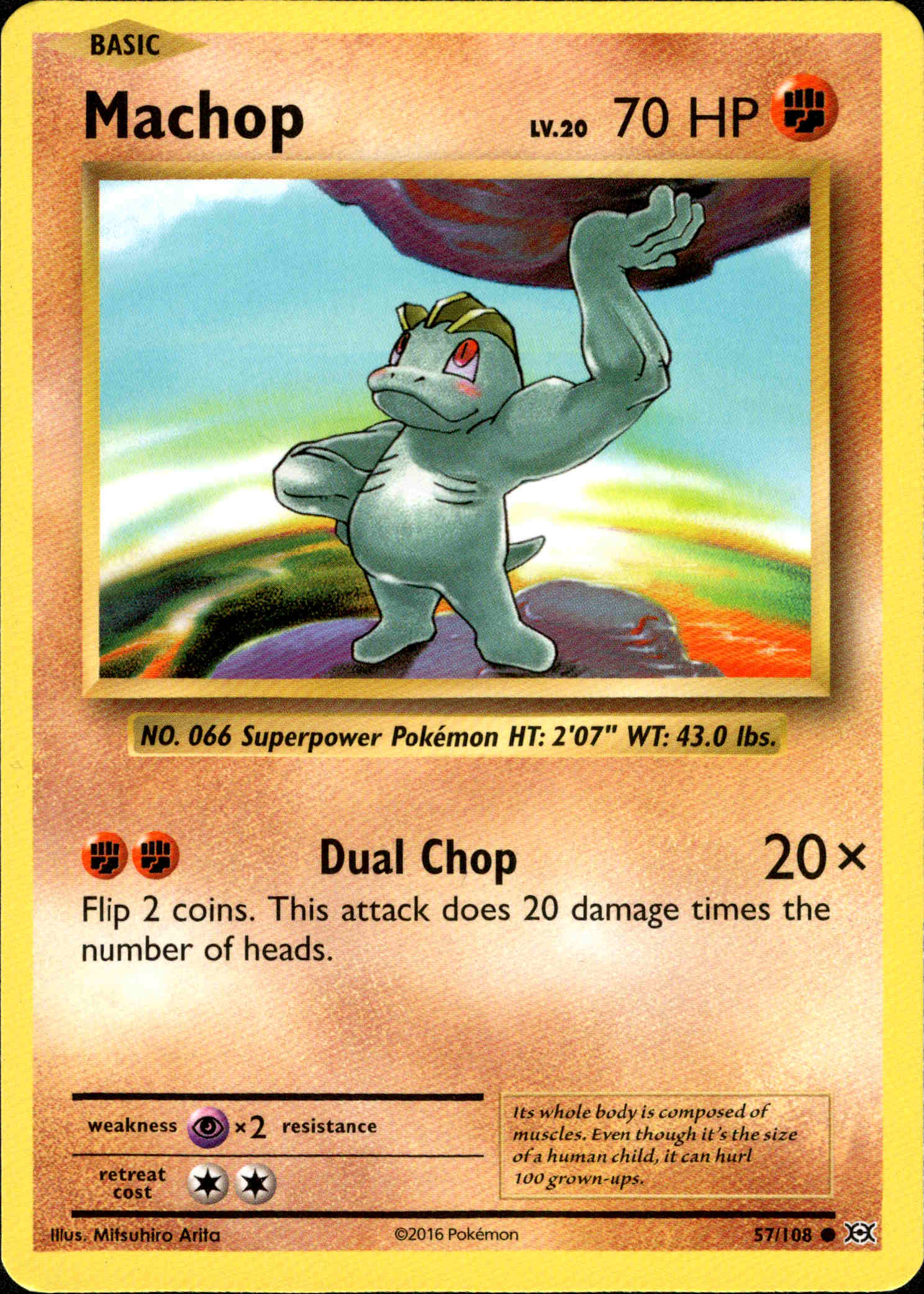 Machop - 57/108 - Evolutions - Card Cavern