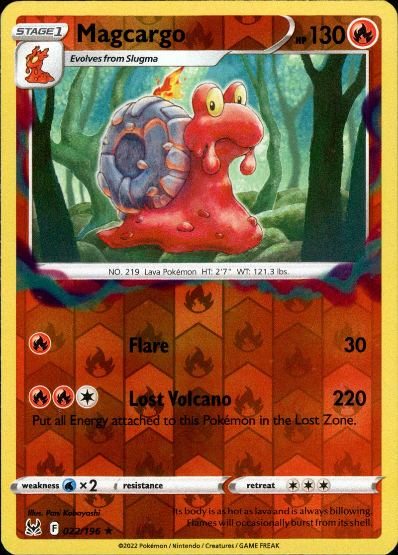 Magcargo - 022/196 - Lost Origin - Reverse Holo – Card Cavern Trading ...