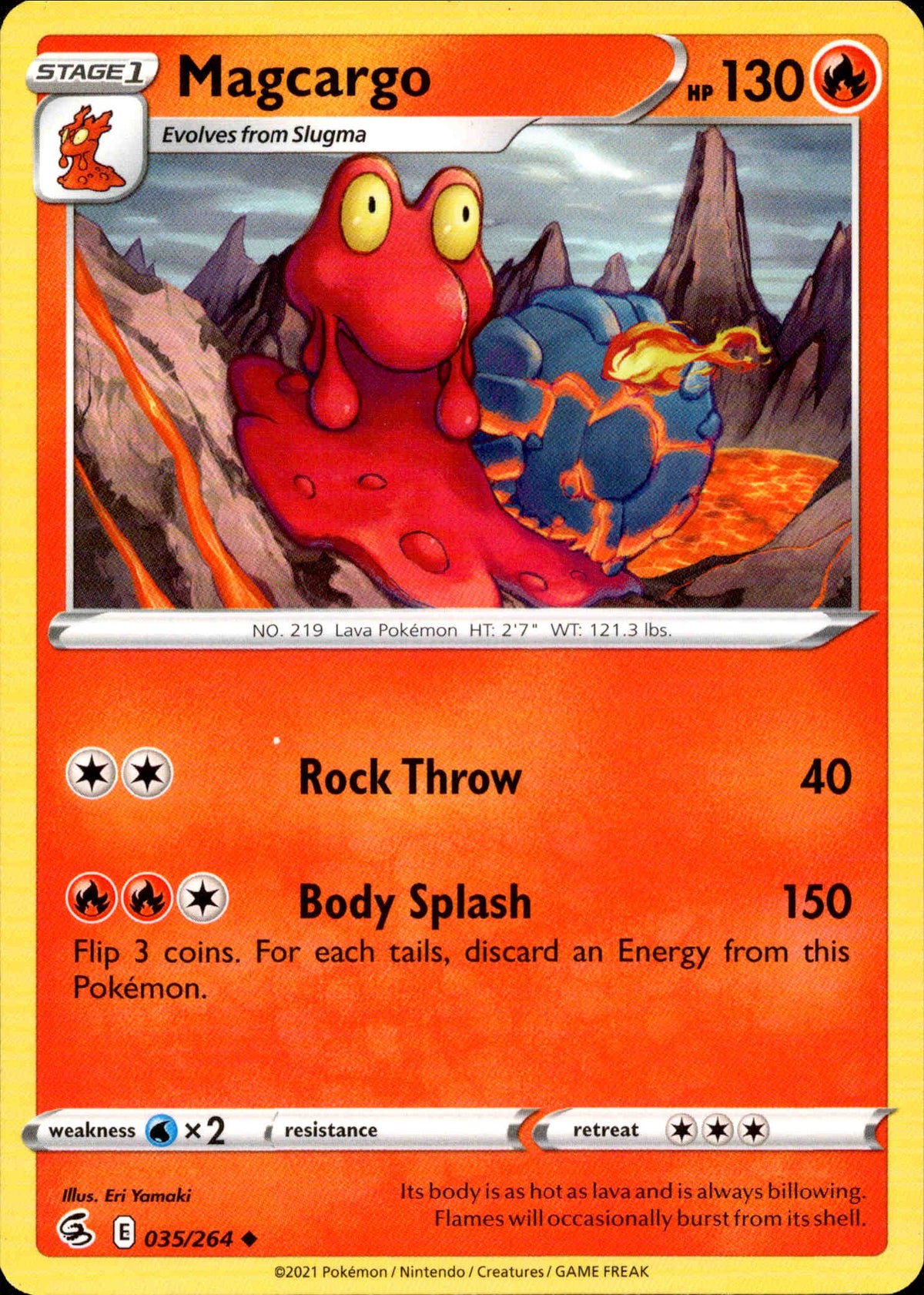 Magcargo - 035/264 - Fusion Strike - Card Cavern