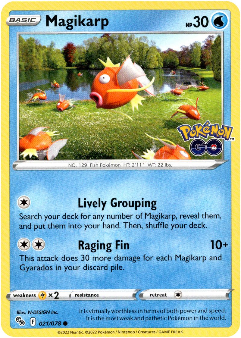 Pokemon GO Magikarp #21