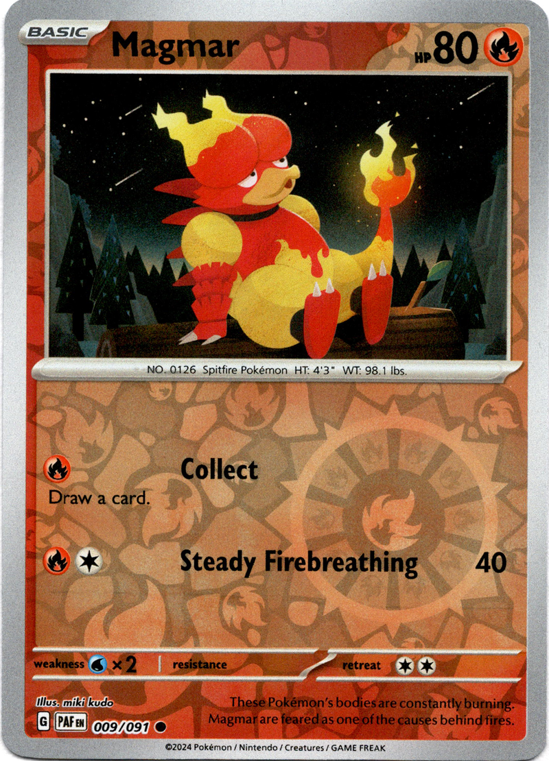 Magmar - 009/091 - Paldean Fates